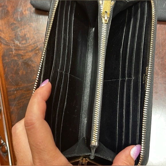 Saint Laurent Pink and Black Leopard Long Wallet - Picture 8 of 8